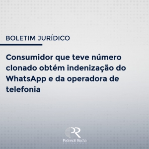 CONSUMIDOR QUE TEVE NÚMERO CLONADO OBTÉM INDENIZAÇÃO DO WHATSAPP E DA OPERADORA DE TELEFONIA